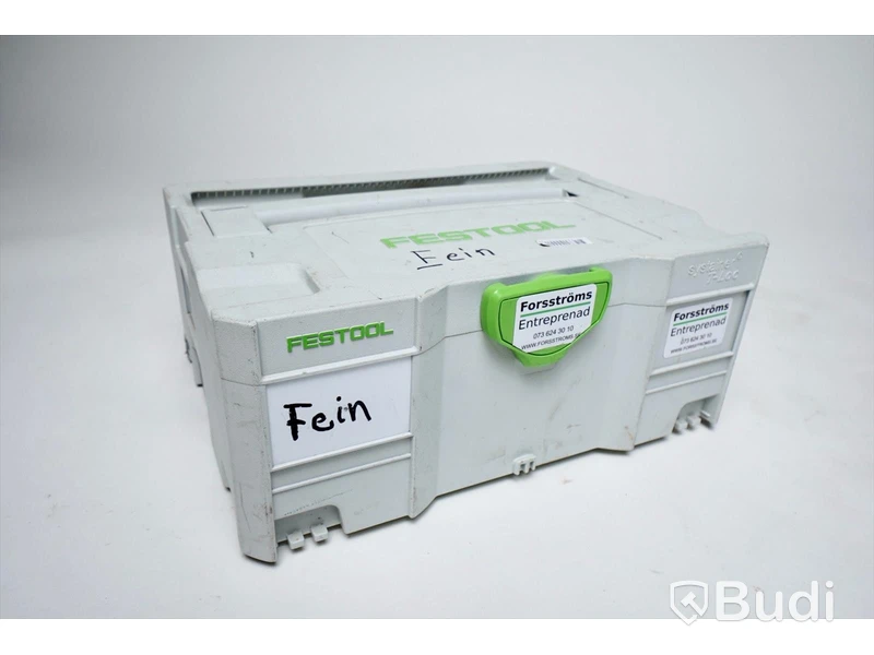 FESTOOL systainer toolbox, höjd 17 cm, skadat hörn